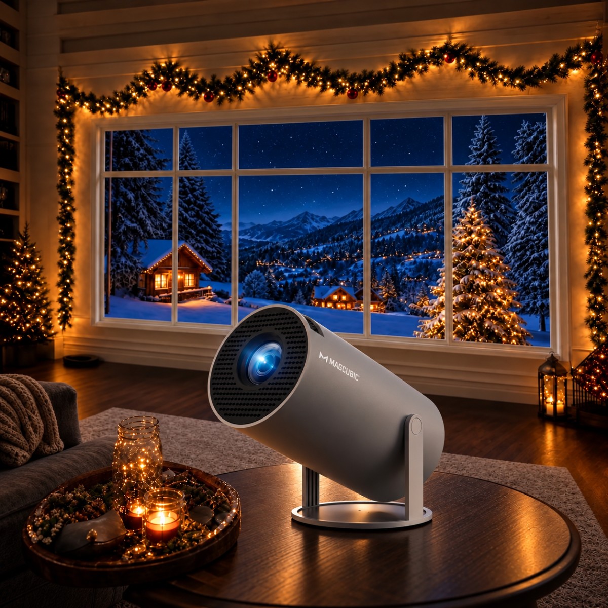 Movolights Projector in Titanium Grey